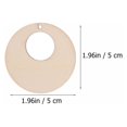 thumbnail image 2 of 60pcs Creative Wood Blanks Charms Earring Base Pendant DIY Jewelry Making Kit, 2 of 8