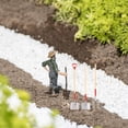 thumbnail image 3 of OULII 3pcs Mini Farm Tools Alloy Assorted Color Scene Toys Decoration, 3 of 8
