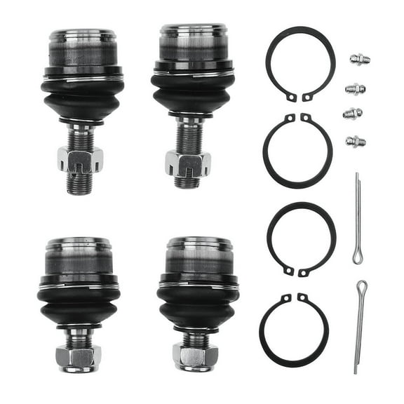 A-Premium 4Pcs Front Upper Lower Ball Joint Kit Compatible with Ford F-150 F-250 Bronco1980-1996 F-350 1980-1981 Dodge Ram 2500 1994-1999