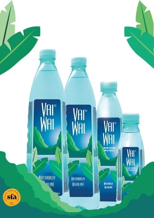 Vai Wai Natural Artesian Water From Fiji, 33.8 Oz.