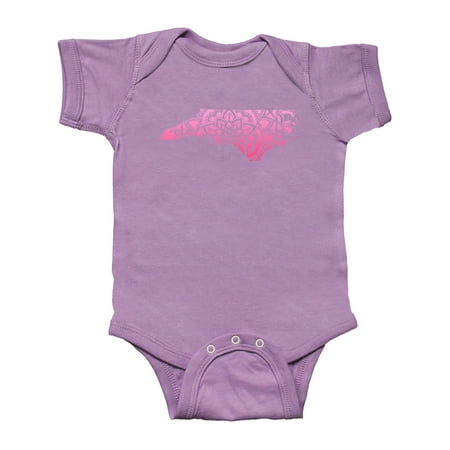 

Inktastic North Carolina Silhouette Mandala Gift Baby Boy or Baby Girl Bodysuit