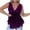 Purple, variant on Lovskoo Velvet Summer Tops for Women 2024 Tank Tops V Neck Sleeveless Solid Color Trendy Comfortable Breathable Blouses Tops Olive Green