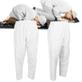 thumbnail image 3 of Pantalones Musulmanes, Ropa Musulmana, Escuela De Banda Elástica De Estilo Simple De Material De Algodón Para El Hogar ANGGREK Blanco L, 3 of 8