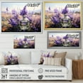 thumbnail image 4 of Designart "Perfumes Inspired by Lavender Fields I" Fashion Framed Wall Art - Glam Purple Perfumes Hallway Framed Wall Art Decor, 4 of 6