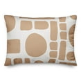 thumbnail image 2 of Creative Products Tan Modern Shapes 14x20 Indoor / Outdoor Pillow, 2 of 3