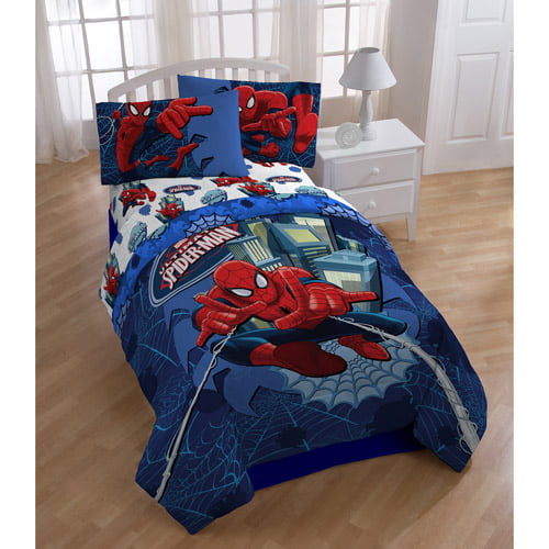 Marvel Spiderman Comforter Set 1 Each, Spiderman King Size Bedding