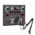 thumbnail image 1 of Kit de Micrófono BM800 con Tarjeta de Sonido V9, Batería Integrada, Ideal para Streaming y Karaoke en PC y Móvil, Incluye Soporte y Accesorios, Versión en Inglés., 1 of 6