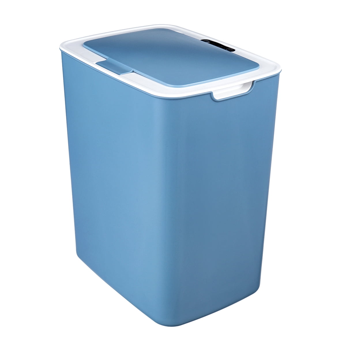 Double Trash Can Bin 15L 2-Compartment Waste Storage Twin Lid