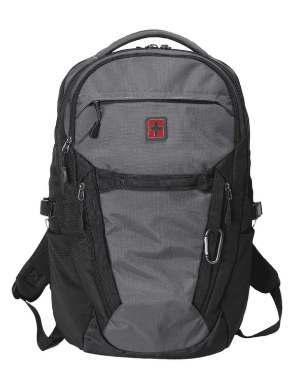 Unisex Canton Backpack- Charcoal Grey Black