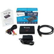 ClearClick AV To HD Converter 2.0 (Second Generation) - Convert & Record Video From AV RCA Composite Video To HDMI 1080P - Adapter For VCR, VHS, DVD, Camcorder, Hi8, Gaming To TV