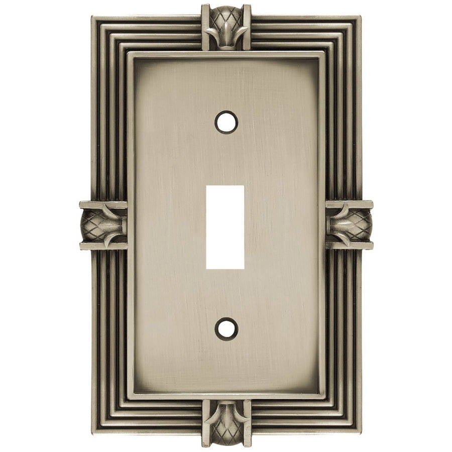 Brainerd Pineapple Single Switch Wall Plate, Available in Multiple Colors by Generic