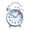 #538-White, variant on Cheapark Metal Bell Alarm Clock With Night Light Desktop Timepiece Gift
