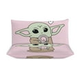 thumbnail image 3 of YoDa Cartoon 3 Piece Set with 1 Quilt Cover + 2 Pillowcases Comfortable Bedding Set Suitable for Adults And Kids 102"x90", 3 of 4