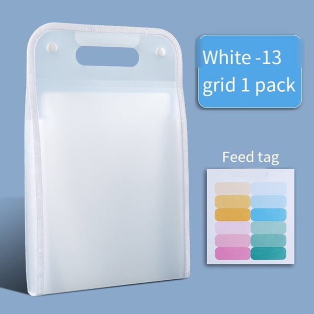 A4 File Folders Vertical A4 File Organizer With Handle Portable Vertical Expanding Accordion Folder With 13 Pockets Large Capacity File Organizer Bag A4 Letter Size,Folder*1 Clearance