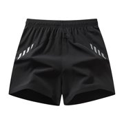 Women's Elastic Waist Quick Dry Shorts - Loose Fit, Sports/Casual, High Waist - S-XXXXXL