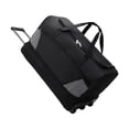 thumbnail image 1 of Bolso de lona con ruedas maleta bolso de bolso de bolso para salvar bolso de viaje enrollable portátil bolso de tranvía para viajes de picnic al aire Negro, 1 of 8