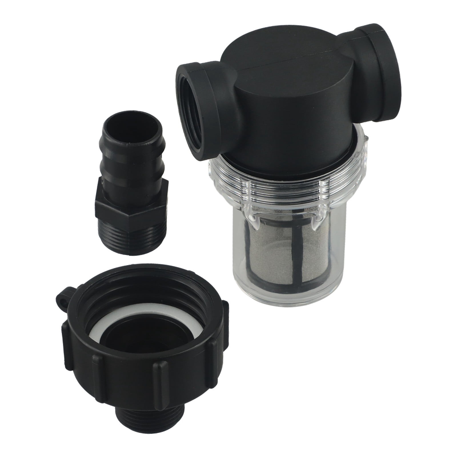 RANME 1X Ibc Rain Barrel Filter Hose Connector Water 100 Mesh Stainless Steel Strainer