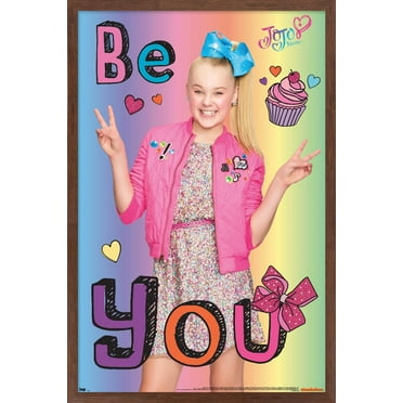 JoJo Siwa - Be You Wall Poster, 14.725" x 22.375", Framed