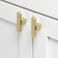 thumbnail image 3 of Gliderite Hardware GlideRite 2.25 inch  Solid Flat Drawer Cabinet T Knob, 4842-T-CHPG Pack of 5, 3 of 3