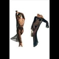 thumbnail image 3 of Vestido de Punto con Mangas Largas y Espalda Descubierta para Mujer Negro M, 3 of 7