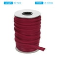 thumbnail image 2 of Uxcell 1Pcs Piping Cord Trim Piping Tape for Sewing DIY Crafting Fabric Edge Trim Wine Red 1/2" x 30 Yard, 2 of 5