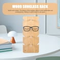 thumbnail image 6 of ifundom Wood Sunglass Rack Khaki Stylish Eyeglasses Holder for Desk Decor and Convenient Organization, 6 of 6