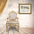 thumbnail image 3 of Hokusai 24x18 Gold Ornate Wood Framed with Double Matting Museum Art Print Titled - A Dance Performance 1802, 3 of 4