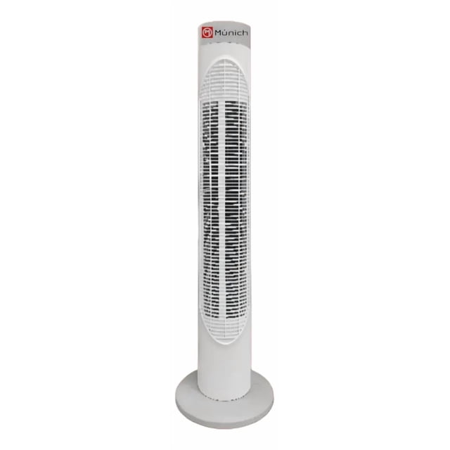 Ventilador De Torre 32" 3 Velocidades Con Control Remoto Color Blanco Munich VTC-3255