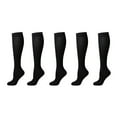 thumbnail image 1 of MesaSe 5Pcs Compression Socks Anti-Slip Design Men‘s Compression Socks Knee High Socks for Enhanced Comfort and Performance Black, 1 of 2