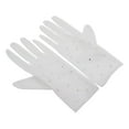 thumbnail image 2 of Guantes de vestir de novia blancos a la moda, hasta la muñeca, multifunción, de completo, cortos, duraderos, para bodas, mujeres, , fiestas,, 2 of 9