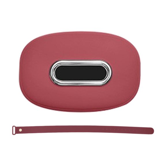 JISADER Car Tissue Holder Easy to Install Car Interior Accessory Backseat Tissue Box Red