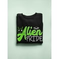 thumbnail image 3 of Alien Pride Quote Sweatshirt Men -Image by Shutterstock, Male x-Large, 3 of 4