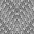 thumbnail image 1 of Ahgly Tapis d'Intérieur Lavable en Machine Carré Transitionnel Gris Foncé, 5 Pieds Carré, 1 of 7