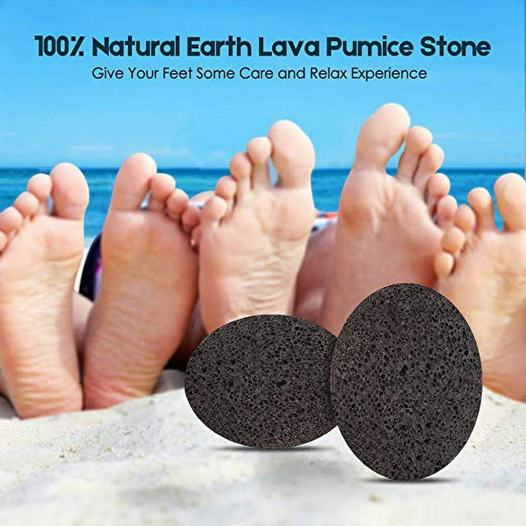 ZenToes Natural Lava Pumice Stone - Pedicure Callus Remover Bars - Exfoliate Rough Skin