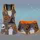 thumbnail image 2 of Conjunto de camisetas sin mangas de Halloween para mujer Pantalones cortos de cintura elástica con estampado de calabaza Fridja fhjkhfk456236, 2 of 7