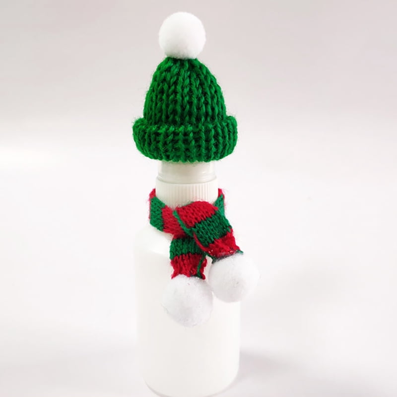 Christmas Scarf Decoration Dollhouse Miniature Accessories Suitable Wine botnh5 