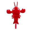 thumbnail image 2 of Bolso bandolera de peluche con forma de cangrejo de río | Bolso cruzado con diseño de animal de dibujos animados | Bolsa de almacenamiento suave y rellena para objetos pequeños, 2 of 6