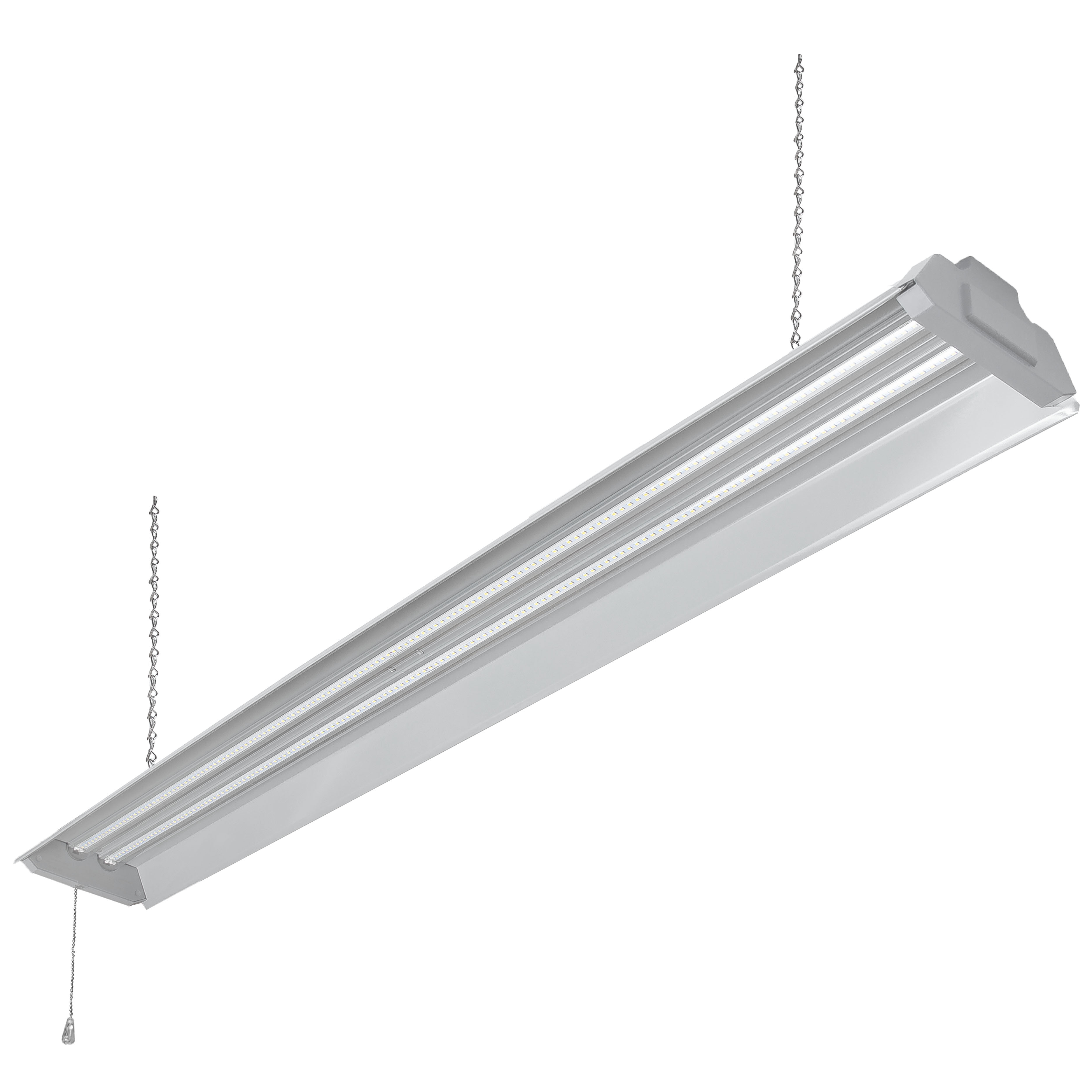 Hyper Tough 4 ft Steel, 5000 Lumen LED Shop Light, Grey - image 3 of 8