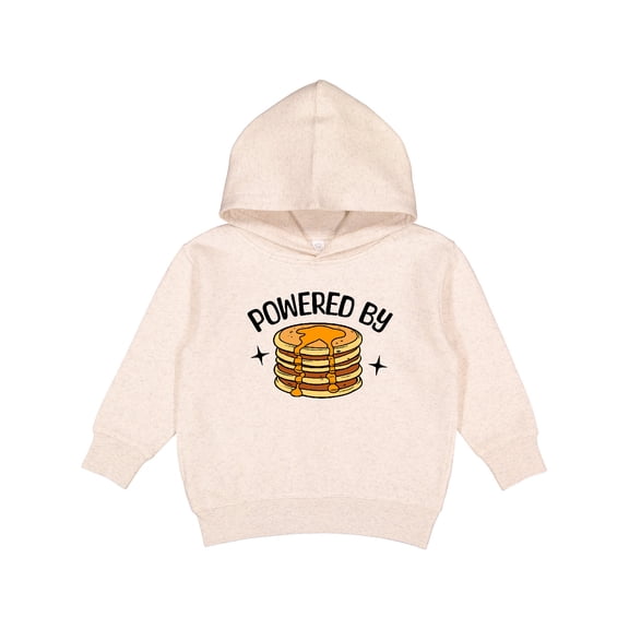Inktastic Powered by Pancakes Toddler Hoodie
