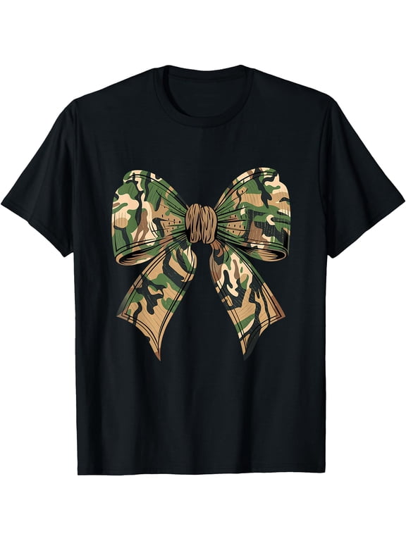 Camo Coquette Bow Hunting Camouflage Old Hunter Girls T-Shirt