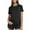 13# Black, variant on Women's Short Sleeve T-Shirts UPF 50+ UV Protection Quick Dry Shirts for Workout Hiking Running Rash Guard Tops Black S