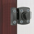 thumbnail image 3 of Pestillo de puerta de Aleación de zinc Jadeshay Pestillo de perno de protección de seguridad Negro, 3 of 8