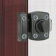 thumbnail image 3 of Pestillo antirrobo para mayor seguridad del hogar, protección para puertas y ventanas de aleación de zinc negro, 3 of 8