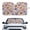 Bohemian Flower, variant on Binienty Hummingbird Car Front Windshield Sunshade Sunflower Sun Visor UV Rays Blocker Automotive Interior Sun Protection Sun Reflector for SUV Truck Sedan