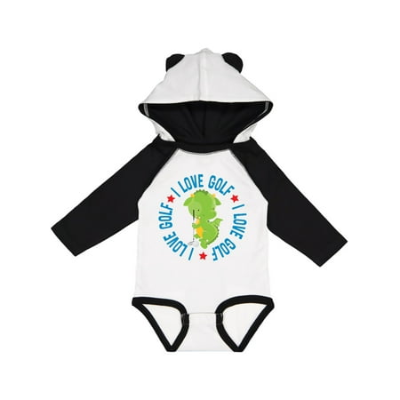 

Inktastic Golfing I Love Golf Outfit Gift Baby Boy or Baby Girl Long Sleeve Bodysuit