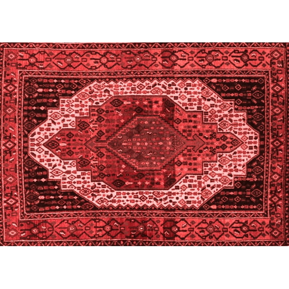 Ahgly Company Indoor Rectangle Persian Red Traditional Area Rugs, 3' x 5'