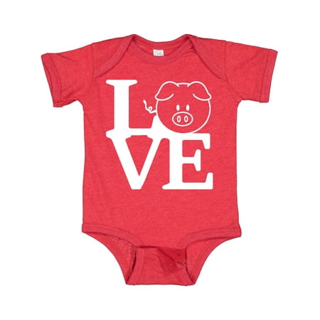 

Inktastic I Love Pigs 2 Gift Baby Boy or Baby Girl Bodysuit