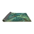 thumbnail image 2 of Ahgly Company Indoor Rectangle Oriental Turquoise Blue Industrial Area Rugs, 2' x 5', 2 of 4