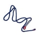 thumbnail image 3 of Prusik Cord Pre-Cosido Loop Ojo Resistente a la fricción Cordón de enganche Cuerda Azul 180cm, 3 of 6