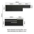 thumbnail image 3 of Cocina Integral Completa Modular Madesa Glamy 260cm BN 03, 3 of 5